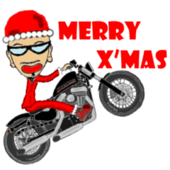 I LOVE American Motorcycle!! X'mas ver.
