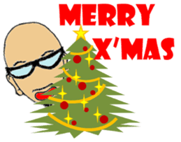 I LOVE American Motorcycle!! X'mas ver. sticker #13634075