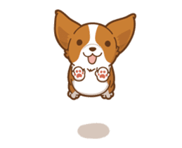 Corgi Dog Kaka - animated sticker vol. 1 sticker #13634542