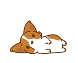 Corgi Dog Kaka - animated sticker vol. 1 sticker #13634549