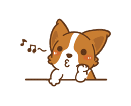 Corgi Dog Kaka - animated sticker vol. 1 sticker #13634552