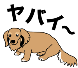 Miniature Dachshund LEO sticker #13634840