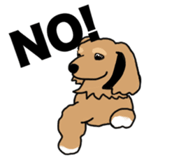 Miniature Dachshund LEO sticker #13634852