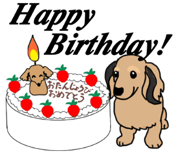 Miniature Dachshund LEO sticker #13634854