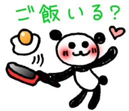 Hand-painted panda 11 sticker #13635138