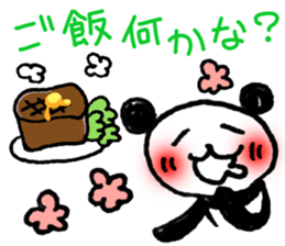 Hand-painted panda 11 sticker #13635140