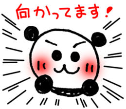 Hand-painted panda 11 sticker #13635150