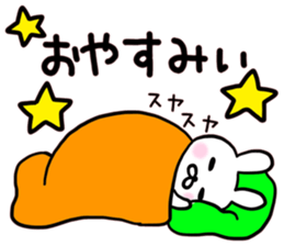 White rabbit Part of the day-to-day sticker #13635980