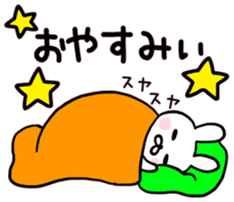 White rabbit Part of the day-to-day sticker #13635980