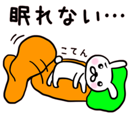 White rabbit Part of the day-to-day sticker #13635981