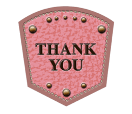 Leather emblem sticker #13636030