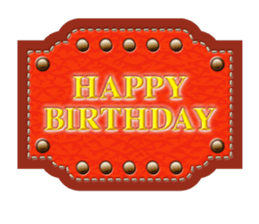 Leather emblem sticker #13636049