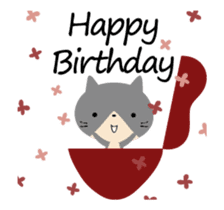 Move! Animation Cat2 [Birthday and more] sticker #13636437