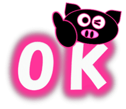 Black Pig(Kurobutataro)2 sticker #13636879