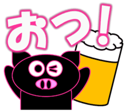 Black Pig(Kurobutataro)2 sticker #13636884