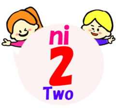 English and Japanese pronunciation3 sticker #13637015