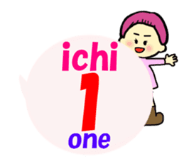 English and Japanese pronunciation3 sticker #13637016