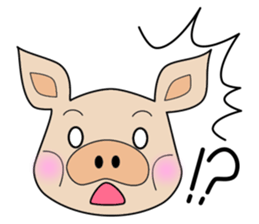 butaro of pig sticker #13637039