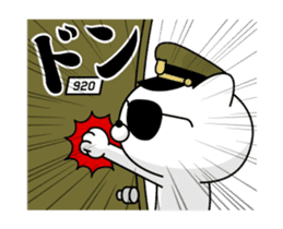 Move! Military cat sticker #13637312