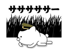 Move! Military cat sticker #13637325