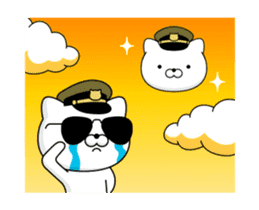 Move! Military cat sticker #13637332