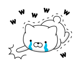 Move! Annoying cat sticker #13637537