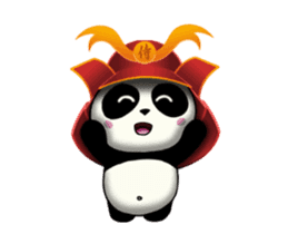 SAMURAI PANDA BEAR 2 (animated) sticker #13638118