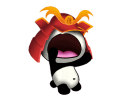 SAMURAI PANDA BEAR 2 (animated) sticker #13638119