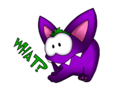 PURPLE GREMLIN 2 (animated) sticker #13638167