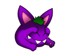 PURPLE GREMLIN 2 (animated) sticker #13638168