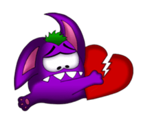 PURPLE GREMLIN 2 (animated) sticker #13638170