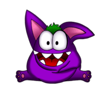 PURPLE GREMLIN 2 (animated) sticker #13638174