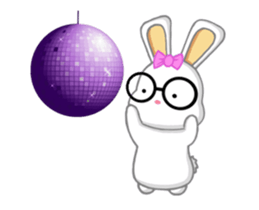NERDY BUNNY 2 (animated) sticker #13638268