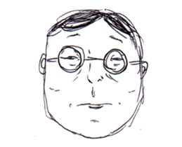 Moving!!A Man Wearing Glasses!! sticker #13638581