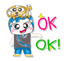 Mr. Fumio. Love dog! sticker #13638630