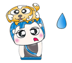 Mr. Fumio. Love dog! sticker #13638633