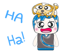 Mr. Fumio. Love dog! sticker #13638637