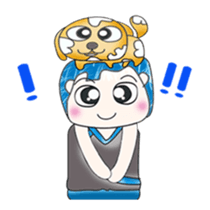 Mr. Fumio. Love dog! sticker #13638640