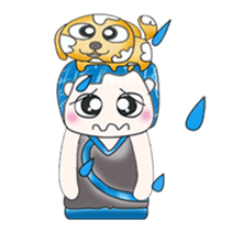 Mr. Fumio. Love dog! sticker #13638641