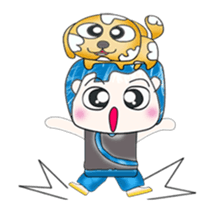Mr. Fumio. Love dog! sticker #13638643
