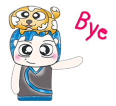 Mr. Fumio. Love dog! sticker #13638652