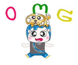 Mr. Fumio. Love dog! sticker #13638653