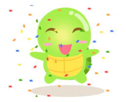 Tarty Turtle Animated 2 sticker #13638983
