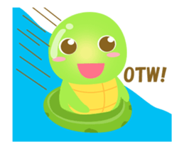 Tarty Turtle Animated 2 sticker #13638985