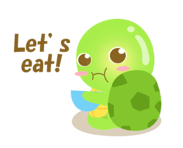 Tarty Turtle Animated 2 sticker #13638988