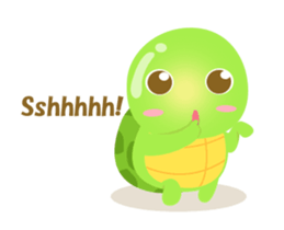 Tarty Turtle Animated 2 sticker #13638993