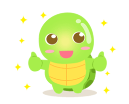 Tarty Turtle Animated 2 sticker #13638996
