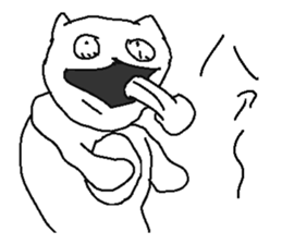 Very uzai animal sticker #13639668