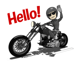 Happiness of American Motorcycle sticker #13639704