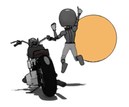 Happiness of American Motorcycle sticker #13639724